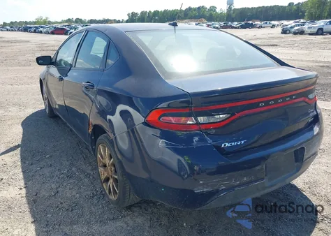 2013 Dodge Dart Sxt из США, поврежденный, VIN 1C3CDFBA1DD195233